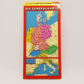 Shell Schwarzwald Deutschland Autokarte 1982/83