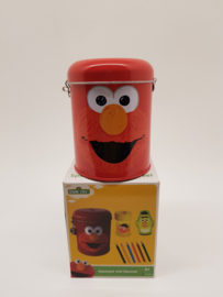 Sesame Street money box with color set in box