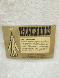 The Thunderbirds nr.18 The Monorail Tradecard