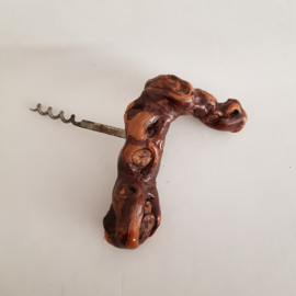 Petrified wood corkscrew