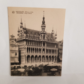 Große Postkarte des Brüsseler Königshauses
