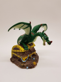 Efteling Fairytale Tree Dragon on treasure chest piggy bank