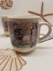 Ot und Sien 3 große Becher mit verschiedenen Bildern