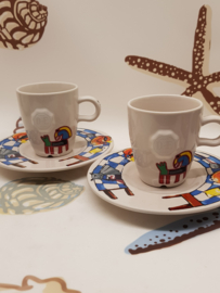 Douwe Egberts 2x kop en schotel Nikolai Carels