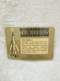 Thunderbirds nr.02 The Firefly Tradecard 1966