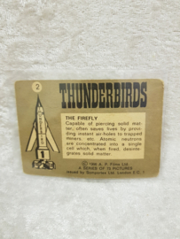 Thunderbirds No. 2 The Firefly Trade Card 1966