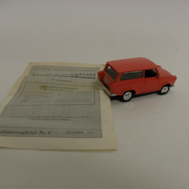 Trabant DDR with certificate