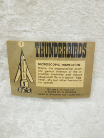 Thunderbirds Nr. 7 Mikroskopische Inspektion 1966
