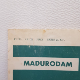 Madurodam plattegrond 1954