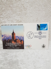 Erstausgabetag Salt Lake Olympic Toch Stadium 2002 Umschlag