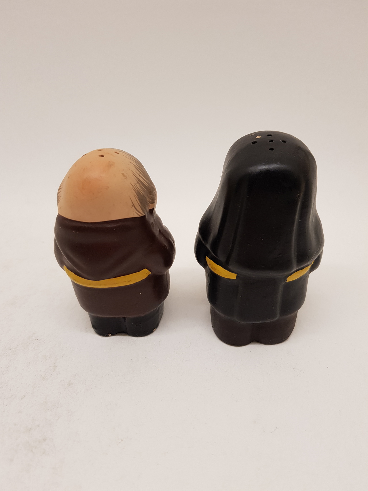 Monks as salt and pepper set