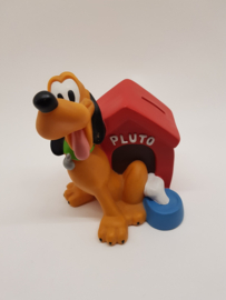Pluto at his house piggy bank Disney