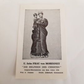 Bidprentje UND.liebe frau von Moresnet 1967