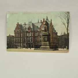 Ansichtkaart 's-Gravenhage Plein met monument Willem Den Zwijger