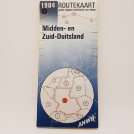 ANWB Roadmap Mitteldeutschland 1984