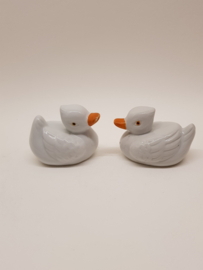 Enten als Salz- und Pfefferstreuer