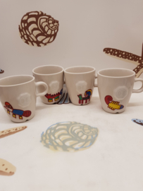 Douwe Egberts 4 Mosa Tassen Nikolai Carels