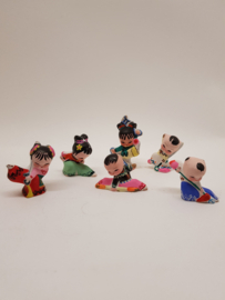 6 strange Japanese figurines