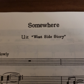 West Side Story 1957 Noten