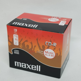 Maxell CD-R 700 MB 10pack nieuw in doos