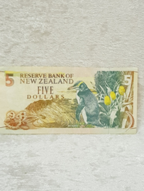 New Zealand Five Dollars