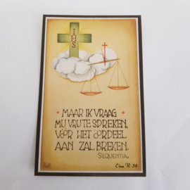 Pray card 1912-1962 Rotterdam