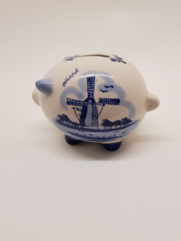 Piggy bank porcelain Holland