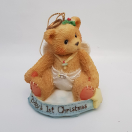 Christmas Ornament 141240 Baby's 1st Christmas Cherished Teddies