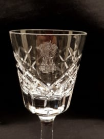 Tudor Latimer Crystal Vintages Schnapsglas mit Indien-Logo