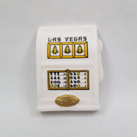 Fridge magnet Las Vegas porcelain