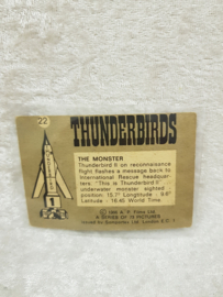 The Thunderbirds nr.22 The Monster Tradecard