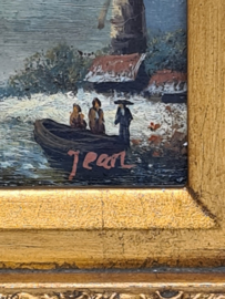 J Earl painting oil on panel