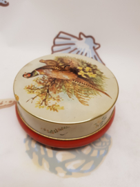 Alte viktorianische Dose mit Fasan