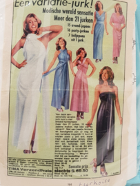 Vintage Variatie-jurk jaren 70 21 modellen