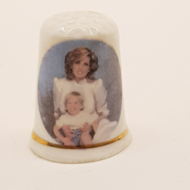 The Princess of Wales & Prince William Thimble