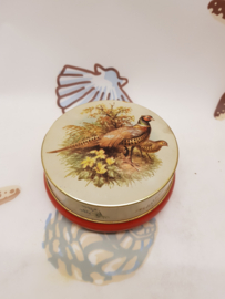 Alte viktorianische Dose mit Fasan
