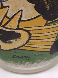 Corneille leere Champagnerflasche