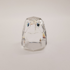 Swarovski Silver Crystal Bird's head with box.