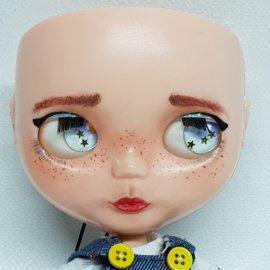 Blythe Pop beschadigd 4 speciaal gekleurde ogen.