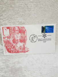 First day of issue Salt Lake Olympic Toch Stadium 2002 envelope