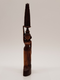 Wooden figurine African