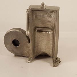 Slot machine clock paperweight from America