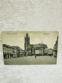 Roermond Markt met Kathedraal gelopen 1928