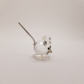 Swarovski Silver Crystal Mouse with box