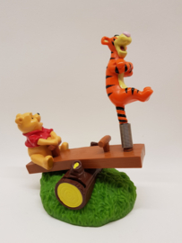 Spaarpot Winney de Pooh en tijgetje op de wip