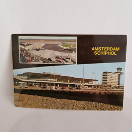 Amsterdam-Schiphol alte Postkarte