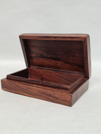 Teak Art Deco Box