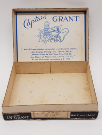 Captain Grant cardboard tobacco box from the 1970s