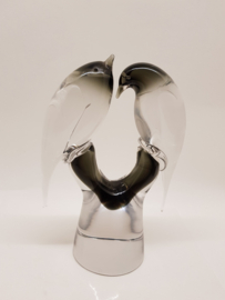 Livio Seguso Glasskulptur Verliebte Vögel