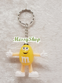 M&M Schlüsselanhänger gelb
